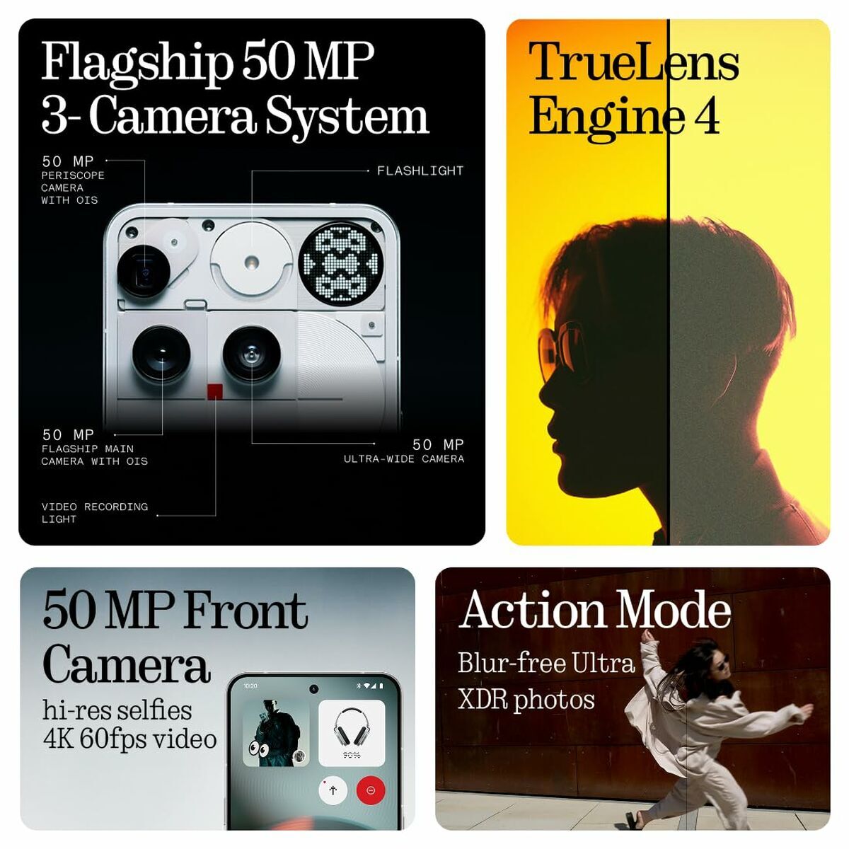 Smartphone Nothing Phone 3 5G 6,67" Octa Core 16 GB RAM 256 GB White