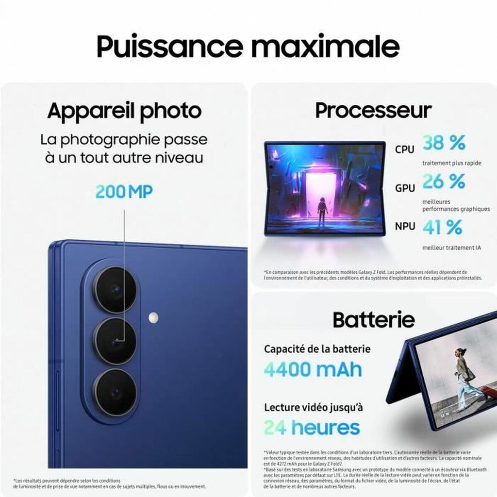 Smartphone Samsung Galaxy Z Fold7 8" 12 GB RAM 256 GB Silver